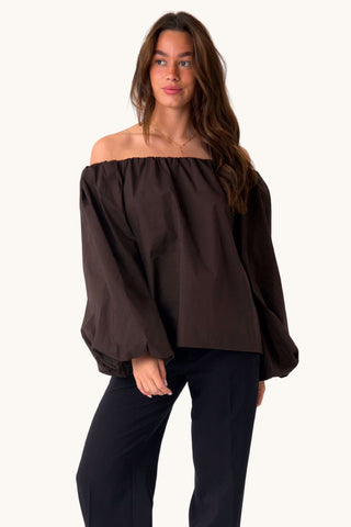 Lia Top - Brown