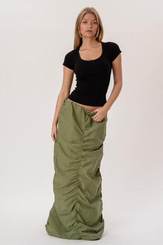 Giada Skirt in Green · effortless scandi skirt for women from ITS MAY