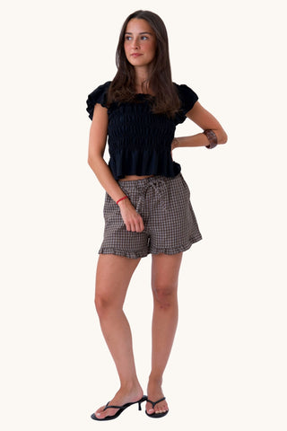 Ambra Shorts - Brown