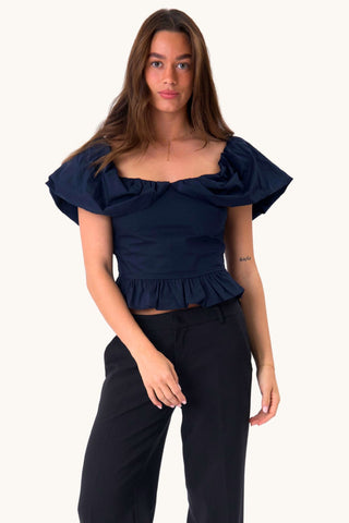 Serena Top - Navy