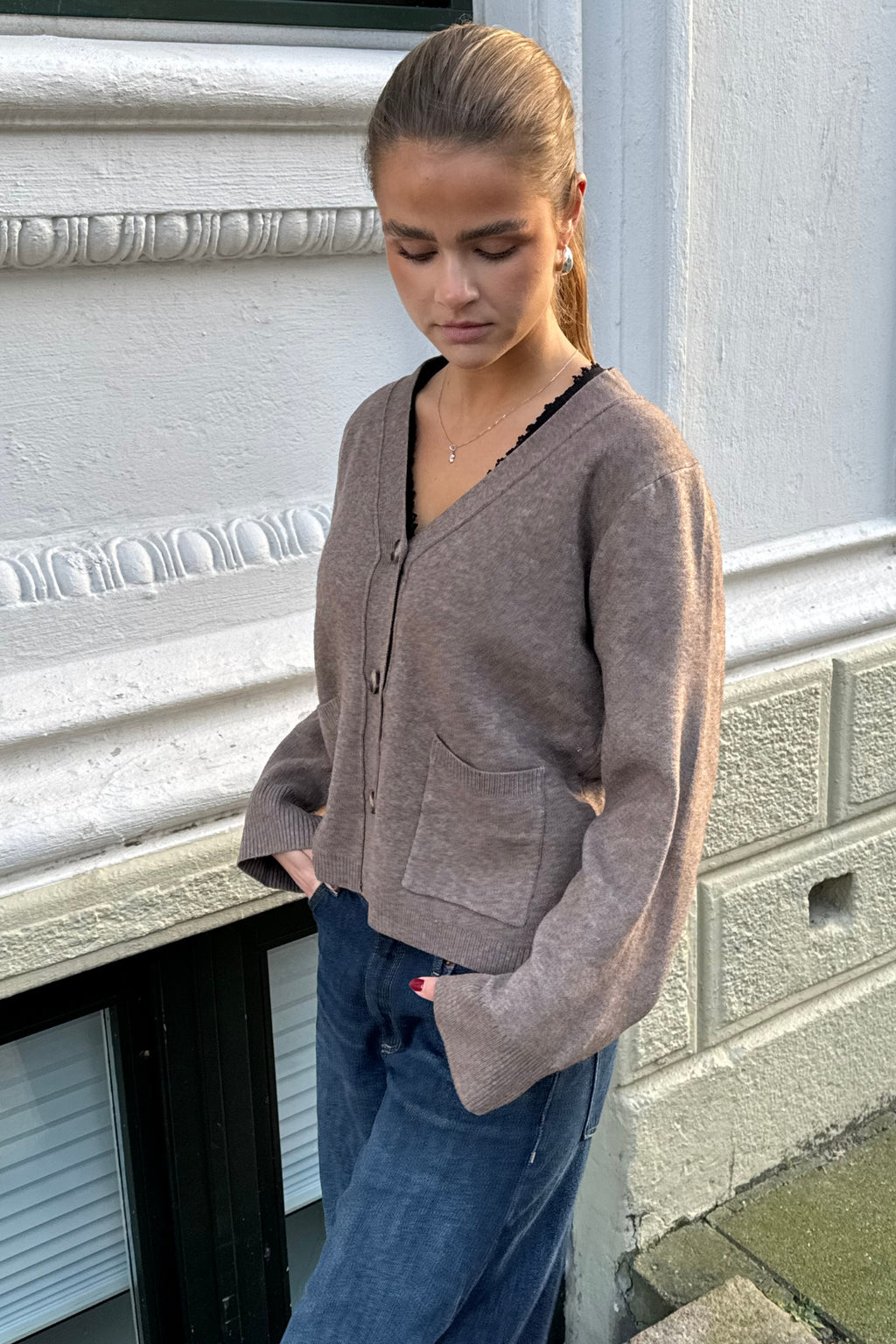 Molly Cardigan - Taupe