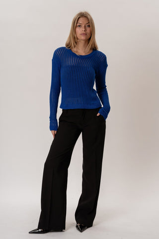 Anastasia Blouse in Blue · effortless scandi formal shirts & blouses for women from ITS MAY