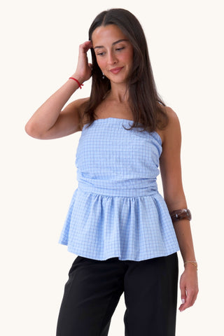 Diletta Top - Light Blue