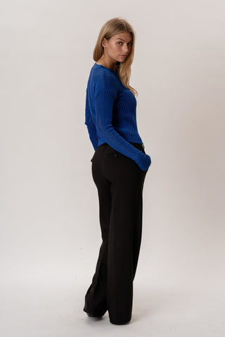 Anastasia Blouse in Blue · effortless scandi formal shirts & blouses for women from ITS MAY