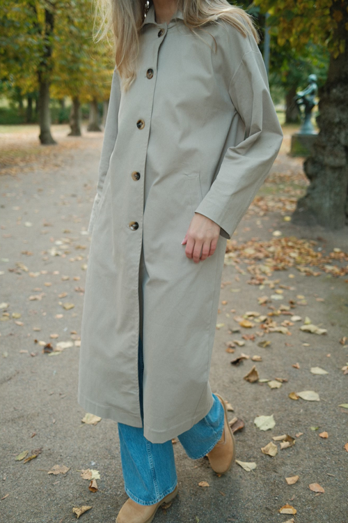 Harper Trench Coat - Sand