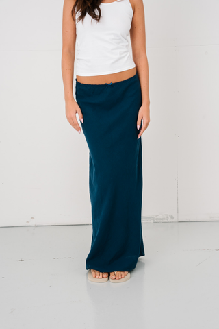 Capri Skirt in Navy · effortless scandi skirt for women from ITS MAY