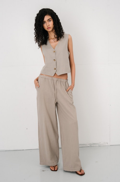 Luna Pants - Taupe