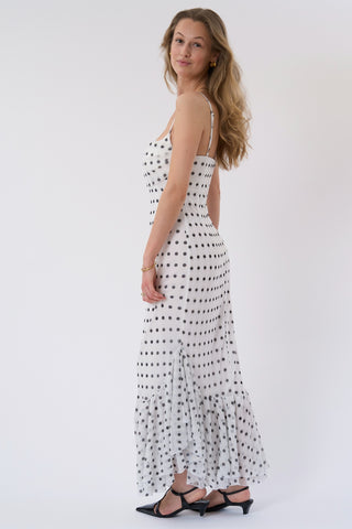 Lorenza Dress in White · effortless scandi dress for women from ITS MAY