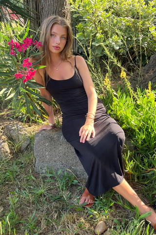 Beatrice Dress in Black · effortless scandi dress for women from ITS MAY