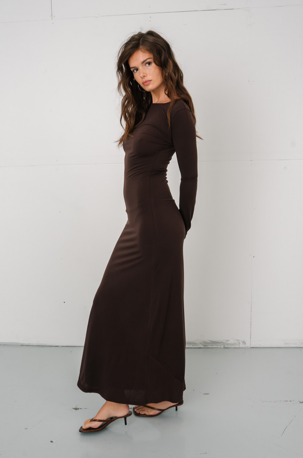 Layla Dress - Brown