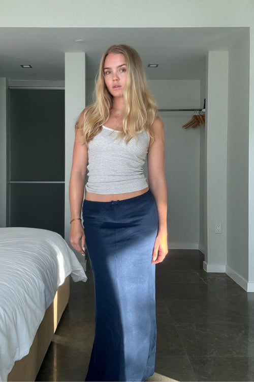 Capri Skirt - Navy blue