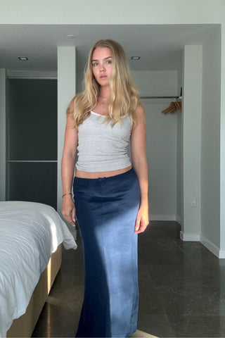 Capri Skirt in Navy · effortless scandi skirt for women from ITS MAY