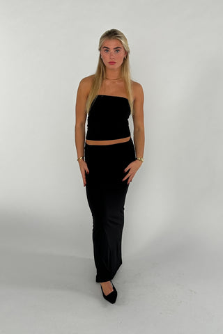 Isabella Maxi Dress in Black · effortless scandi dress for women from ITS MAY