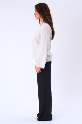 Bow Top in Sand · effortless scandi top for women from ITS MAY