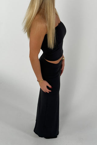 Isabella Maxi Dress in Black · effortless scandi dress for women from ITS MAY