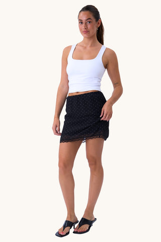 Alice Skirt - Black/White