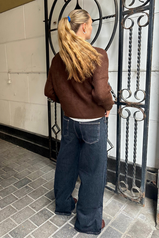 Azzurra Knit in Brown · effortless scandi knitwear for women from ITS MAY