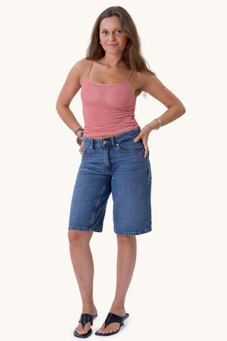 Evelina Top - Red/White