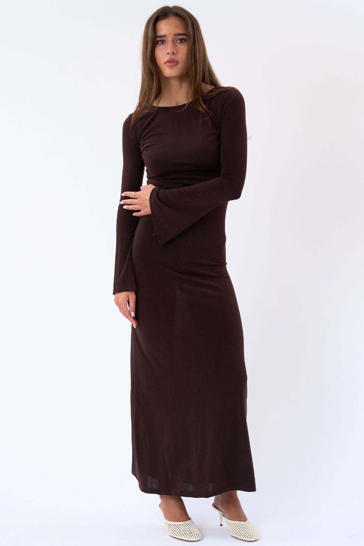 Layla Dress - Brown