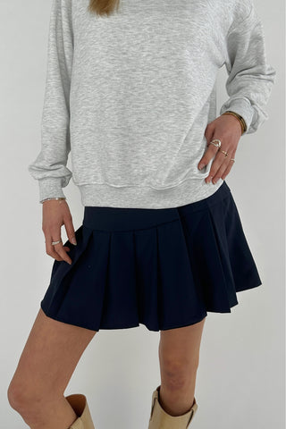 Lucca Skirt in Navy · effortless scandi skirt for women from ITS MAY