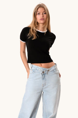 Rosa T-shirt - Black