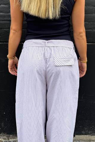 Francesca Striped Pants in Rose · effortless scandi pants for women from ITS MAY
