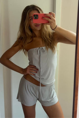 Elin Top in Grey · effortless scandi top for women from ITS MAY