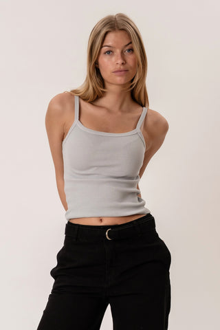 Alba Tank Top in Light Grey · effortless scandi top for women from ITS MAY
