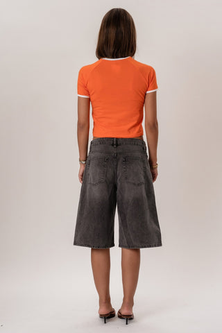 Rosa T-shirt in Orange · effortless scandi t-shirt for women from ITS MAY