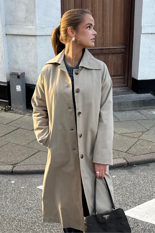 Harper Trench Coat - Sand