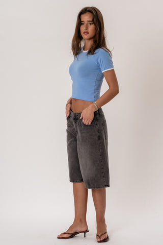 Rosa T-shirt in Light Blue · effortless scandi t-shirt for women from ITS MAY