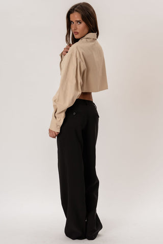 Bellanca Crop Jacket - Beige
