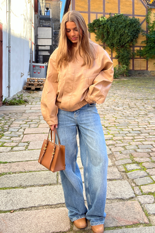 Elena Oversized Jacket in Camel · effortless scandi jacket for women from ITS MAY