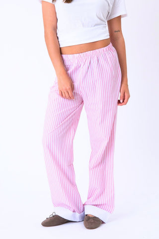 Celeste Striped Pants in Rose · effortless scandi pants for women from ITS MAY