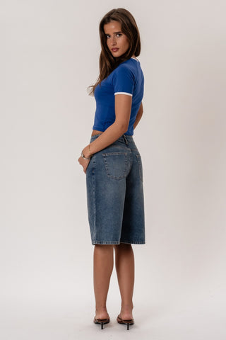 Rosa T-shirt in Royal Blue · effortless scandi t-shirt for women from ITS MAY