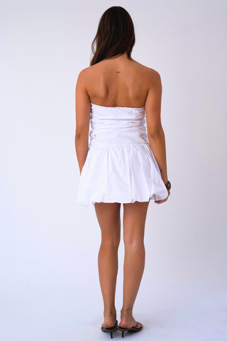 Sofia Dress in White · effortless scandi dress for women from ITS MAY