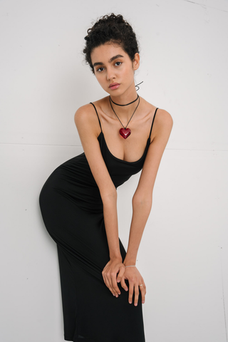 Beatrice Dress in Black · effortless scandi dress for women from ITS MAY