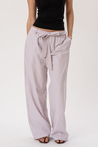 Francesca Striped Pants in Rose · effortless scandi pants for women from ITS MAY