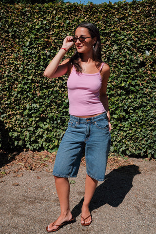 Alba Tank Top - Rose
