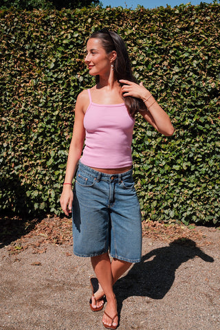 Alba Tank Top - Rose