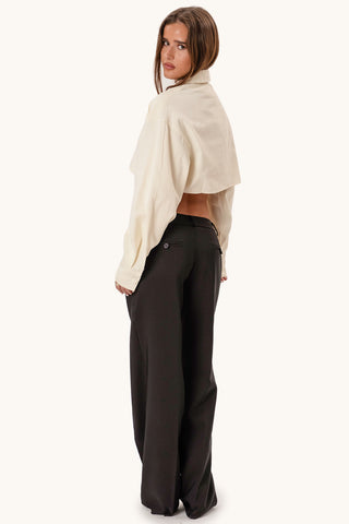 Bellanca Crop Jacket - Ecru