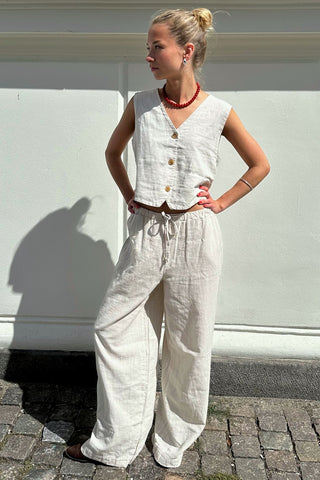 Luna Pants in Sand · effortless scandi pants for women from ITS MAY