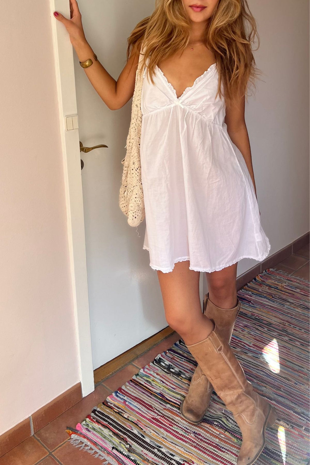 Stella Mini Dress - White