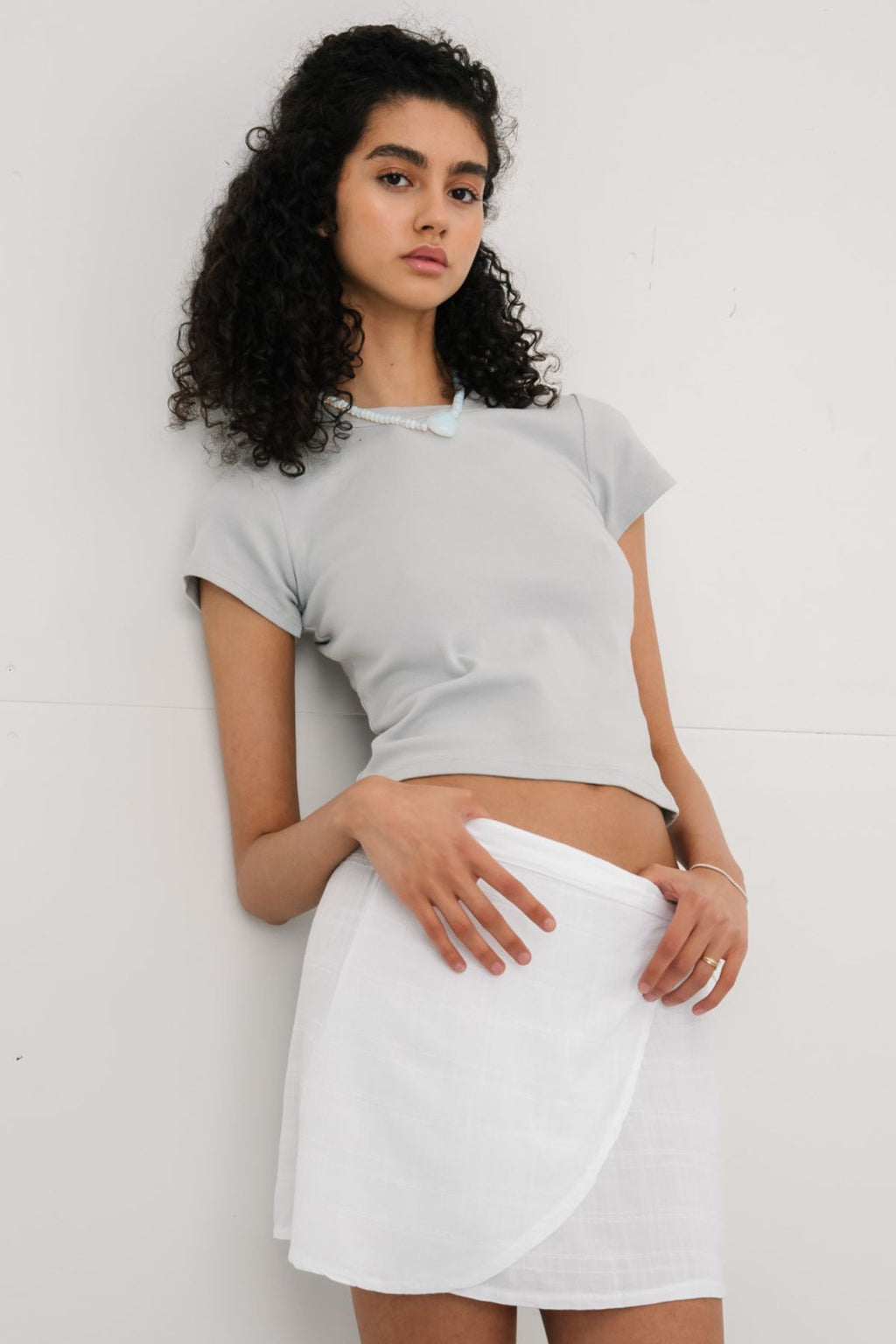 Vega T-shirt - Light grey