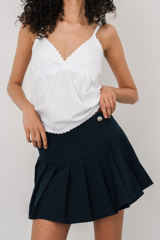 Lucca Skirt in Navy · effortless scandi skirt for women from ITS MAY