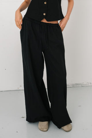 Luna Pants in Black · effortless scandi pants for women from ITS MAY