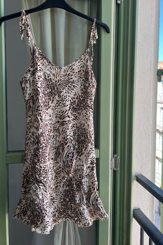 Ivy Dress in Leopard · effortless scandi dress for women from ITS MAY