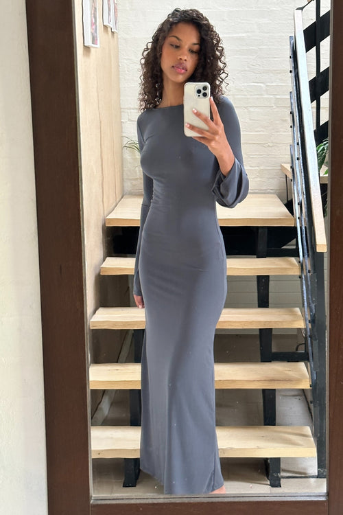 Layla Dress - Dark Grey