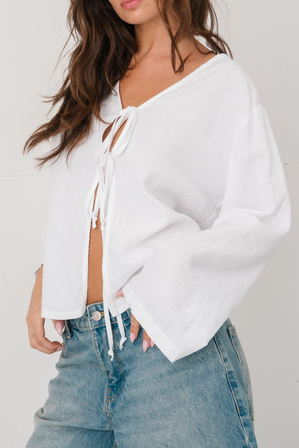 Bow Top - White