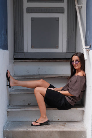 Eleonora Top - Brown